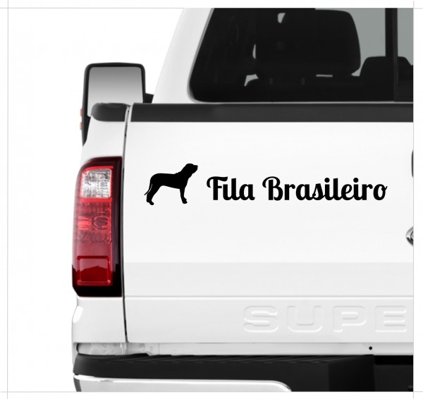 Fila Brasileiro Molosser Brasilien Brasilianischer Mastiff Dog 3er Set AUTOAUFKLEBER Aufkleber Hunde Hundemotiv by SIVIWONDER