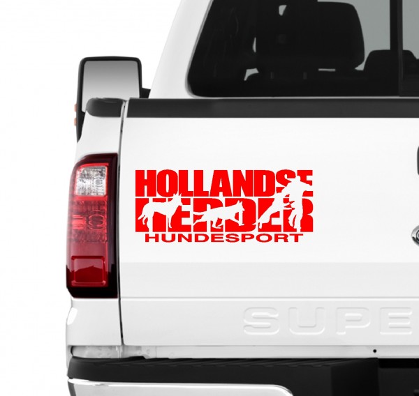 Hollandse Herder Hundesport Autoaufkleber Hund Folie Aufkleber Schäferhund
