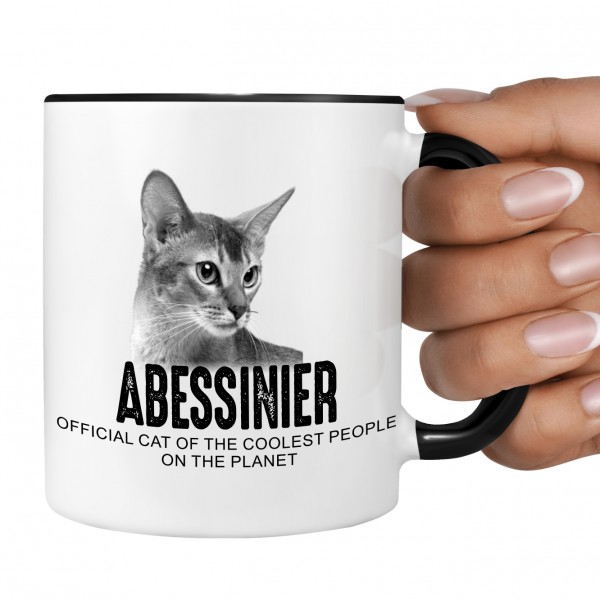 Abessinier Katze Bunny Official Cat cool Tasse Kaffee lustig Kaffeebecher Design