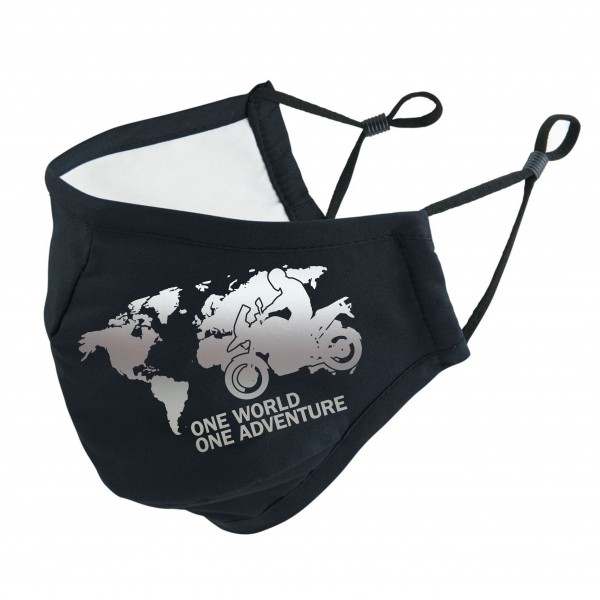 One World Adventure motor an Schnabeltier Motorrad Maske Mund Nasenschutz Behelfsmaske funny Sprüche by Siviwonder
