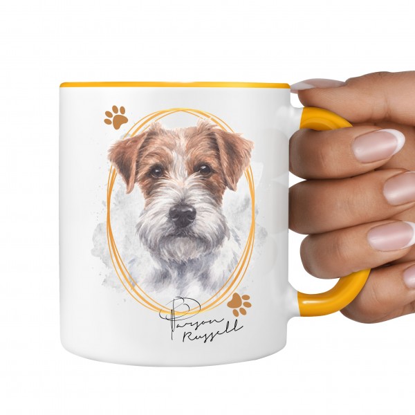 Parson Russell Terrier Tasse PRT SIGNATURE DOGS Hund Motiv Hundemotiv Kaffee