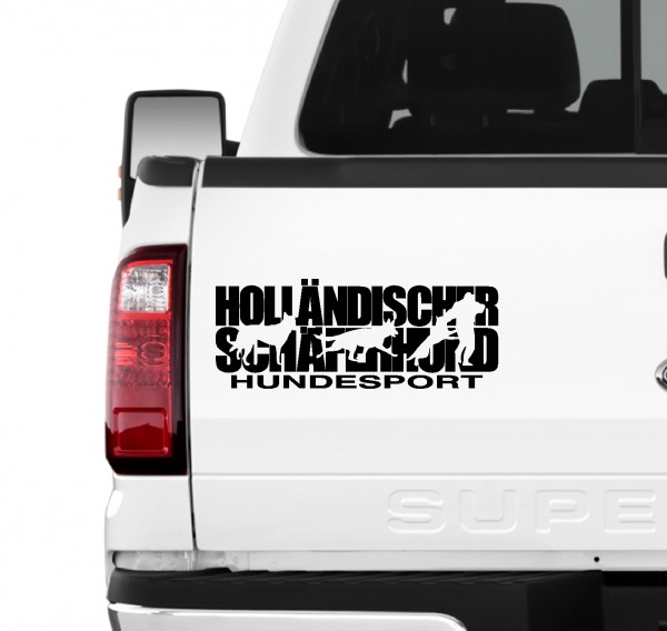 Holländischer Schäferhund Hundesport Autoaufkleber Hund Folie Aufkleber Herder