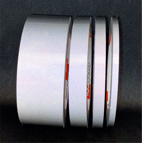 Zierstreifen reflektierend schwarz 5mm 10 m Länge für Auto Boot Klebeband Dekorstreifen Reflexstreifen Tuningstreifen Autofolie Siviwonder