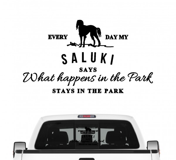 Saluki Vintage Hundeaufkleber Hundemotiv Auto Folie Tazi Windhund