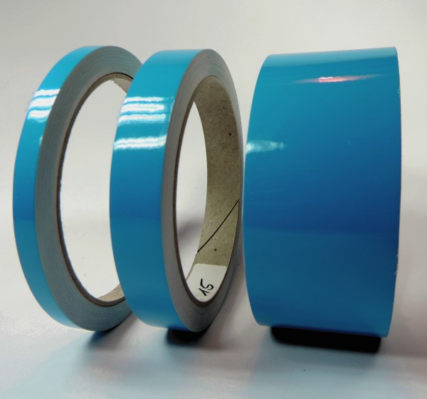 Zierstreifen reuro euroblau blau glanz in in 10 m Länge für Auto Boot Klebeband Dekorstreifen Tuningstreifen Autofolie Siviwonder