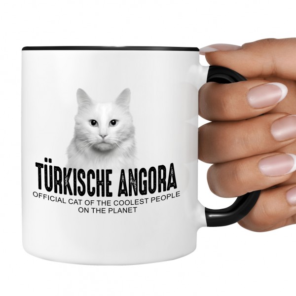 Türkische Angora Türkei Katze Official Cat cool Tasse Kaffee lustig Kaffeebecher Design