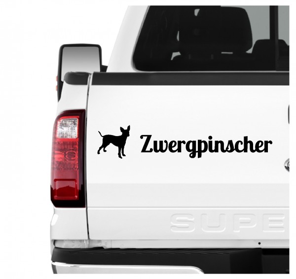 Zwergpinscher Min Pin Pinscher Miniature Mini Dog 3er Set AUTOAUFKLEBER Aufkleber Hunde Hundemotiv by SIVIWONDER
