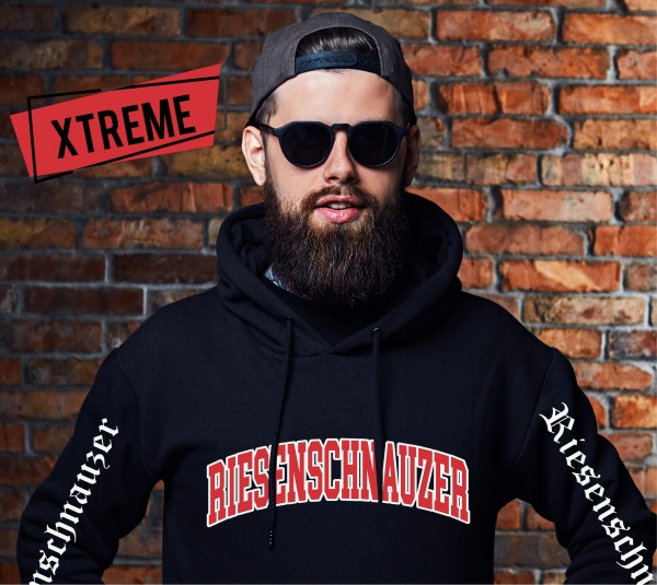 Riesenschnauzer Schnauzer Münchner Russian Bear Riesen Dog Hoodie Unisex Sweatshirt Extreme Hundemotiv