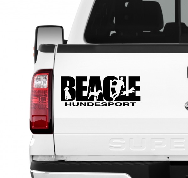 Beagle Hundesport Autoaufkleber Hund Folie Aufkleber English Beagel