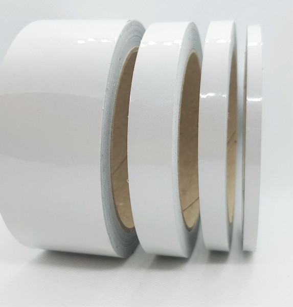 Zierstreifen reflektierend weiß 5mm 10 m Länge für Auto Boot Klebeband Dekorstreifen Reflexstreifen Tuningstreifen Autofolie Siviwonder