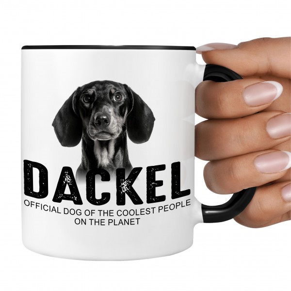 Dackel Teckel Dachshund Wiener Dog Dog cool Leute lustig Dog Tasse Kaffeetasse Kaffeebecher happy Design by Siviwonder