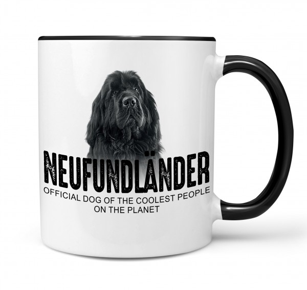Neufundländer Neufi Newf Newfie The Gentle Giant Dog Tasse Kaffeetasse Kaffeebecher happy Design by Siviwonder