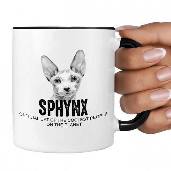 Sphynx Ägyptische Egyptian Canada Don Official Cat cool Tasse Kaffee lustig Kaffeebecher Design