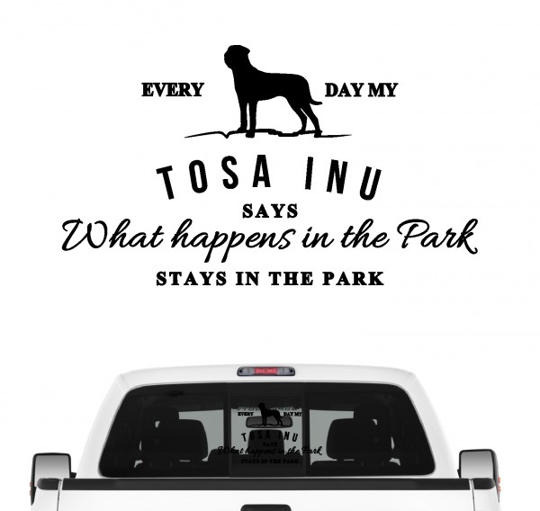 Tosa Inu Vintage Hundeaufkleber Hundemotiv Folie Japan Ken Mastiff Tōken