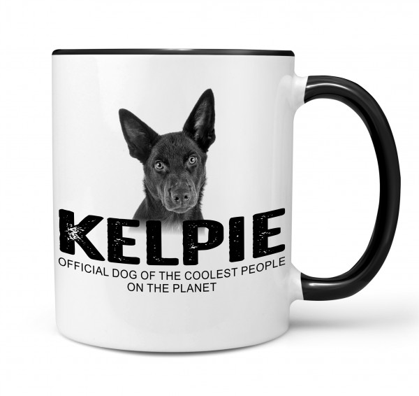 Kelpie Australian Barb Dog Tasse Kaffeetasse Kaffeebecher happy Design by Siviwonder