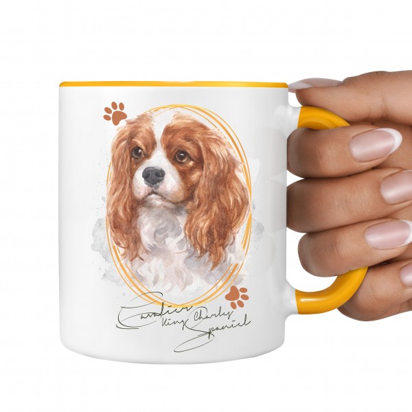 Cavalier King Charles Spaniel Tasse SIGNATURE DOGS Hund Motiv Hundemotiv Kaffee