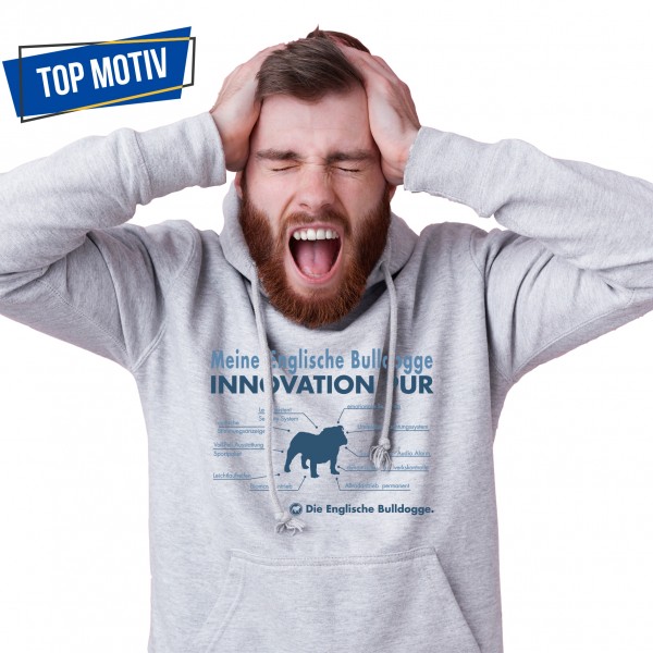 Englische Bulldogge Sweatshirt Innovation Hoodie Hundemotiv Bully English Bulldog