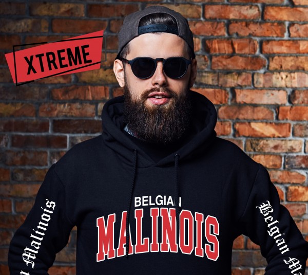 Malinois Belgian Mali Belgischer Schäferhund Hoodie Unisex Sweatshirt Extreme Hundemotiv