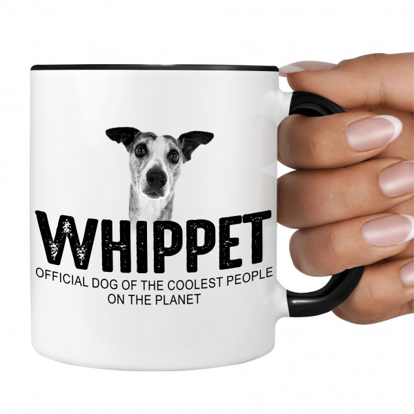 Whippet Windhund Snap dog Dog Tasse Kaffeetasse Kaffeebecher happy Design by Siviwonder