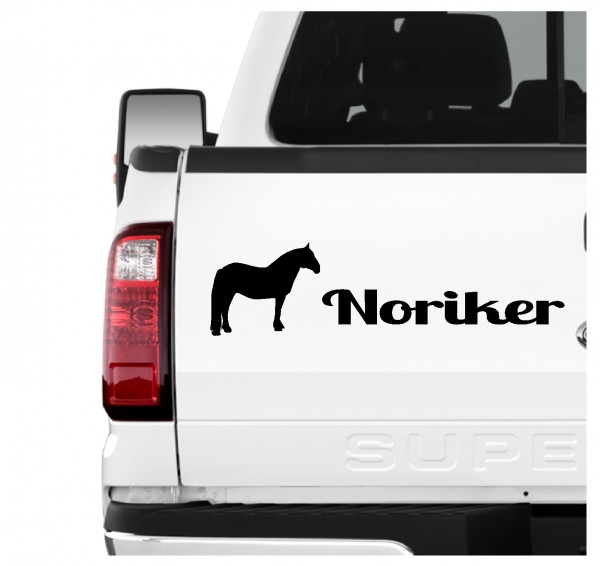 Noriker Kaltblut Norikerpferd Freizeit Reiten Familienpferd Freizeitreiterei Aufkleber 3er Set Pferdeaufkleber Pferd reiten Auto Folie by SIVIWONDER