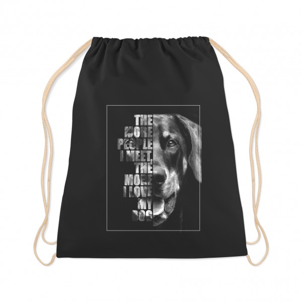 Dobermann Turnbeutel Face Hundemotiv Dobi Dobie Doberman Pinscher