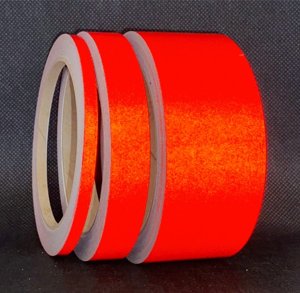 Zierstreifen reflektierend rot 5mm 10 m Länge für Auto Boot Klebeband Dekorstreifen Reflexstreifen Tuningstreifen Autofolie Siviwonder