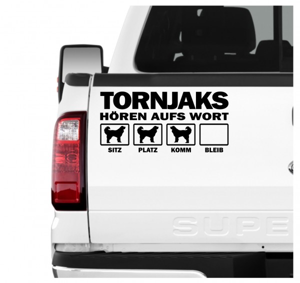 Tornjak Kroatien und Bosnien-Herzegowina Hirtenhund Hört aufs Wort Hunde Aufkleber Sticker Autoaufkleber Wandtattoo Tattoo