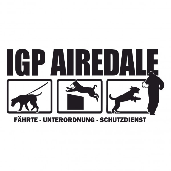 Aufkleber Hundemotiv Rasse IGP IPO Begleithund Prüfung Internationale Prüfungsordnung Gebrauchshudeprüfung Fährte Schutzdienst Unterordnung Auto Siviwonder