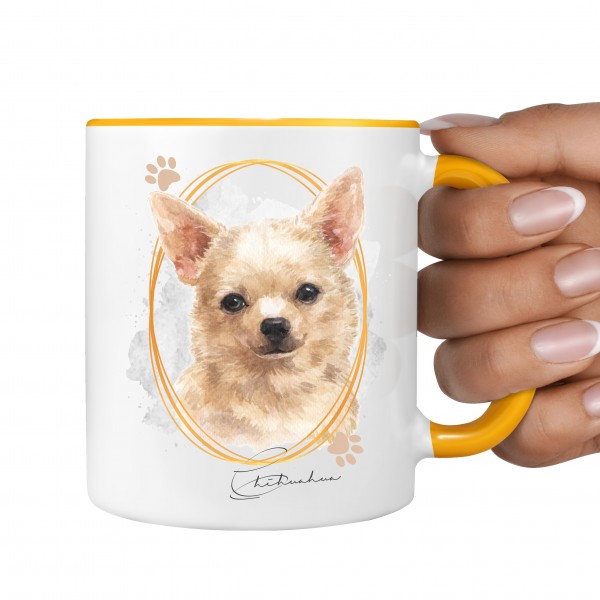 Chihuahua Kurzhaar Chi Tasse SIGNATURE DOGS Hund Motiv Hundemotiv Kaffee