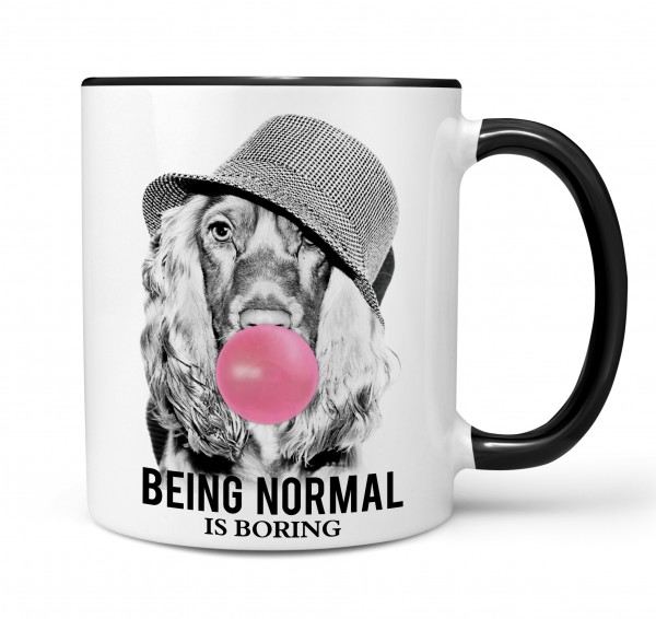 Tasse Cocker Spaniel Bubble normal Kaffee lustig Kaffeebecher Design Spruch süß Spruch