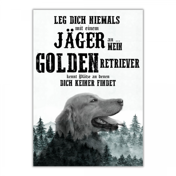 JagdSchild_GoldenRetriever1
