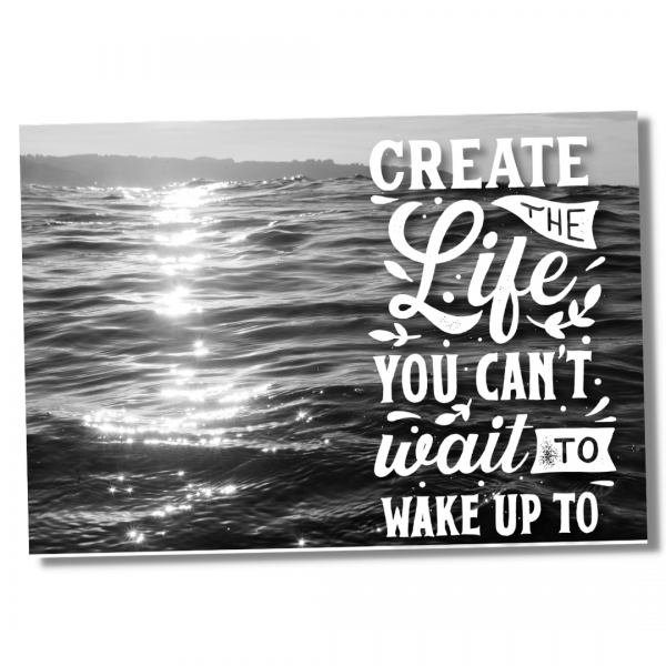 Create The Life Nautic Schild Spruch Türschild Warnschild Metallschild Ocean Sea