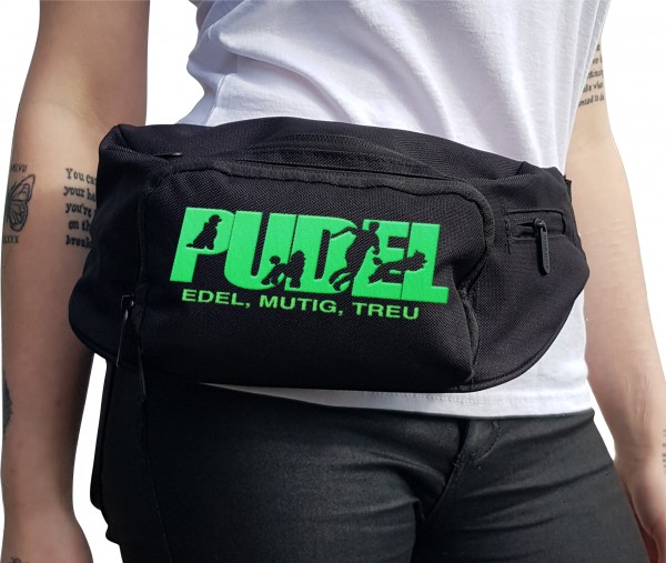 Pudel Poodle Hundesport Hundemotiv Gürteltasche Hund Stickerei