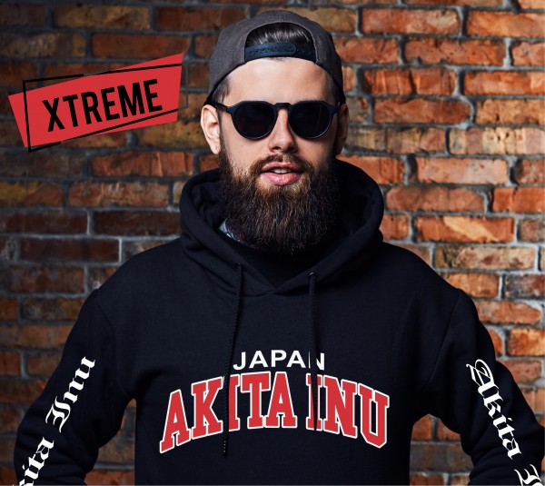 Akita Inu Japan Small Japanese Dog Hoodie Unisex Sweatshirt Extreme Hundemotiv