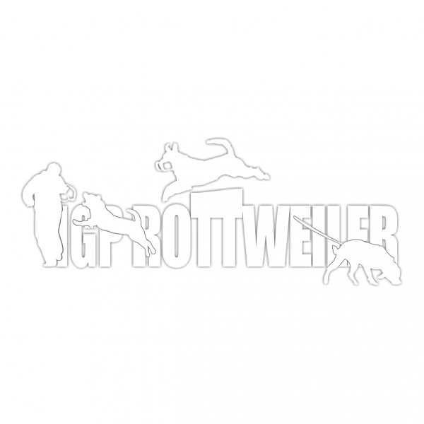 Aufkleber Hundemotiv Rasse IGP IPO Begleithund Prüfung Internationale Prüfungsordnung Gebrauchshudeprüfung Fährte Schutzdi