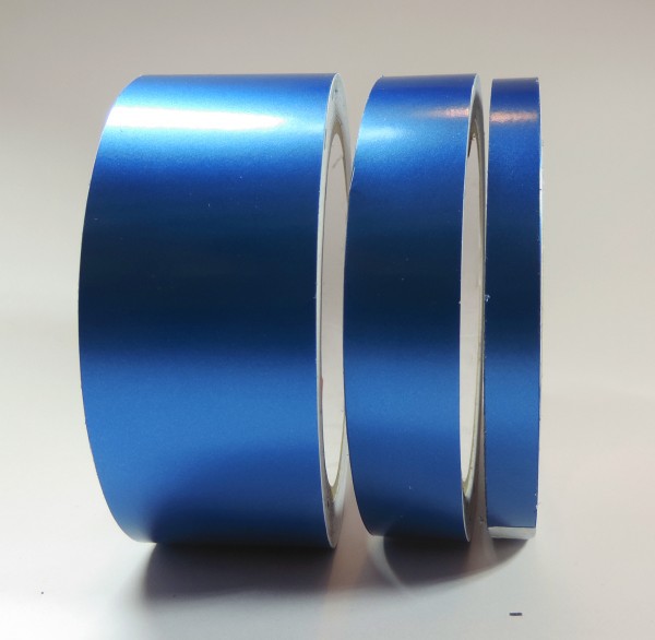 Zierstreifen blau matt metallic in in 10 m Länge für Auto Boot Klebeband Dekorstreifen Tuningstreifen Autofolie Siviwonder