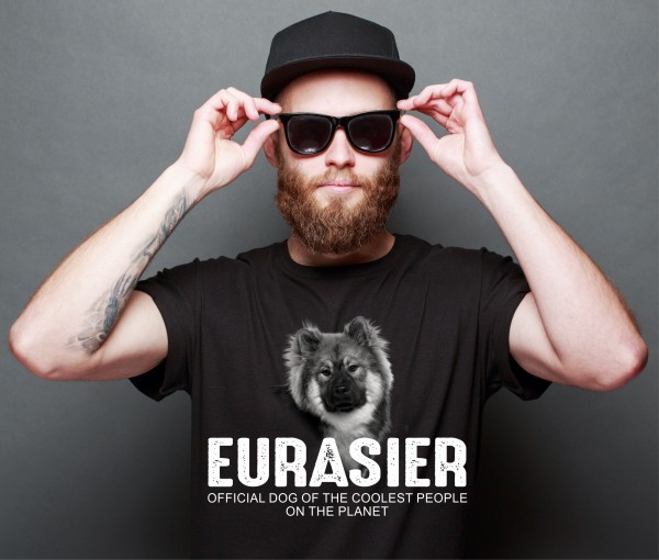 Eurasier Eurasian Spitz Spitze Wolfsspitz Samojede Dog cool Leute lustig Shirt T-Shirt Hundemotiv Siviwonder