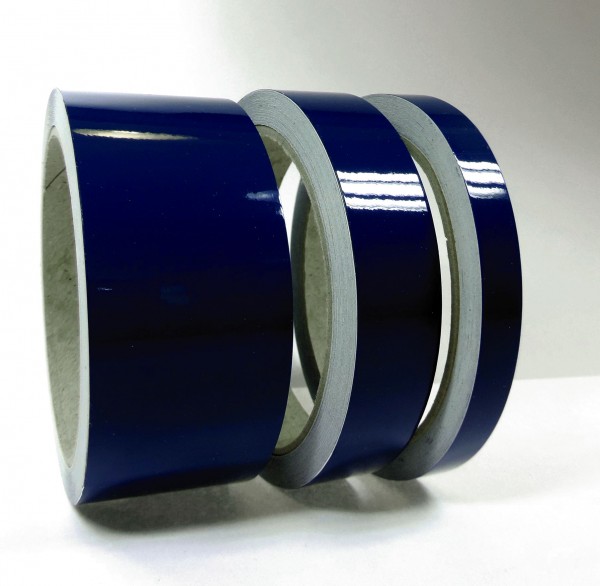 Zierstreifen stahlblau dunkelblau blau glanz in in 10 m Länge für Auto Boot Klebeband Dekorstreifen Tuningstreifen Autofolie Siviwonder