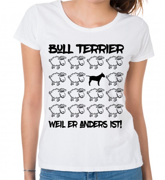 BULLTERRIER DAMEN T-SHIRT BLACK SHEEP by SIVIWONDER