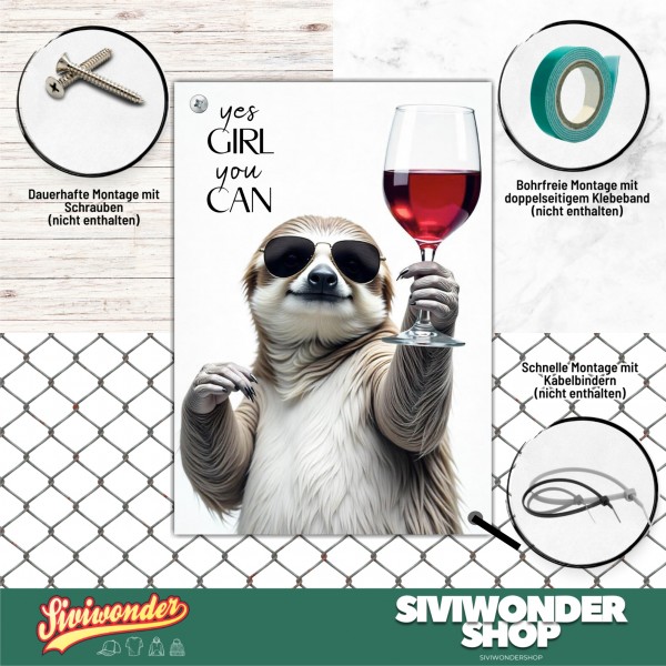 SchildYouCan_Faultier4