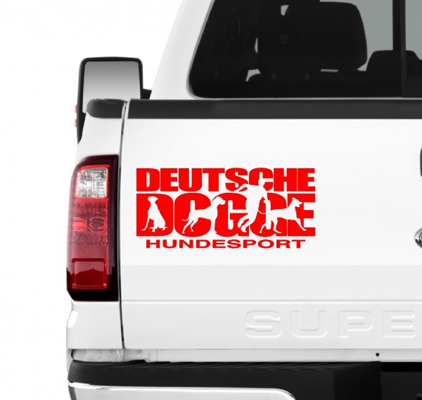 Dogge Hundesport Autoaufkleber Hund Folie Aufkleber Deutsche Great Dane