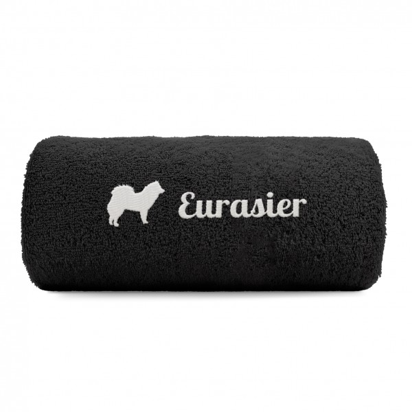 Eurasier Handtuch Pfoten Hundemotiv Stickerei Deluxe