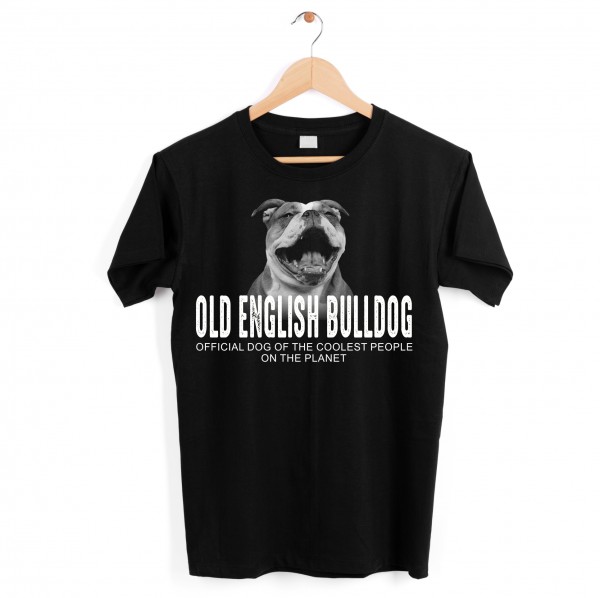 Unisex Shirt Old English Bulldog OEB Official Dog cool Leute lustig Hundemotiv T-Shirt Olde