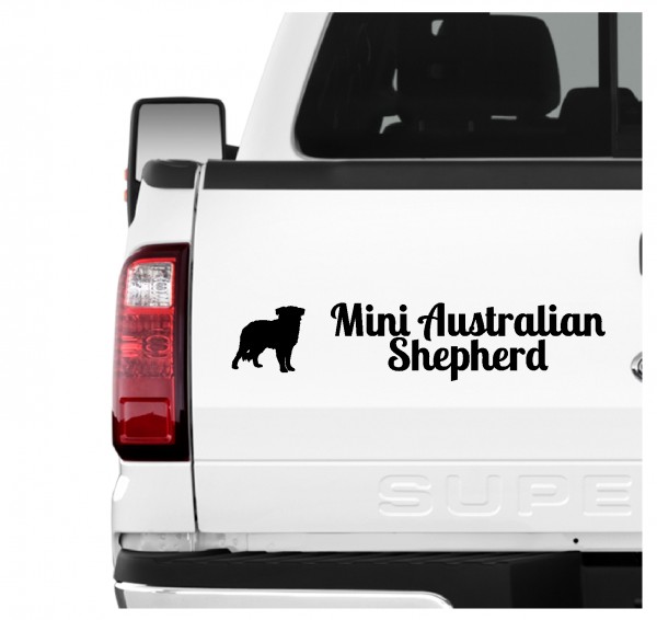 Miniature Australian Shepherd Mini Aussie Dog 3er Set AUTOAUFKLEBER Aufkleber Hunde Hundemotiv by SIVIWONDER