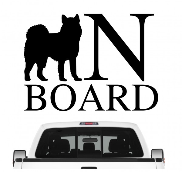 Alaskan Malamute Board Auto Aufkleber Hund Folie Wandtattoo Tattoo Sticker Mally Mal