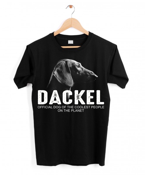 Unisex T-Shirt Dackel Official Dog cool Leute Dachshund Teckel lustig Hundemotiv Siviwonder