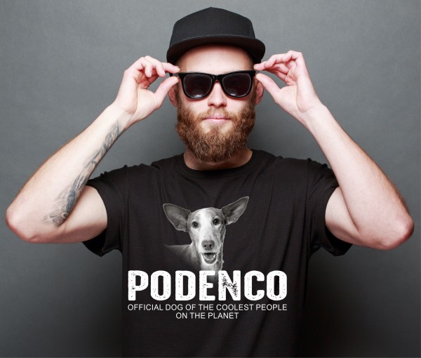 Podenco Ibicenco Canario Not Tierrettung Spanien Dog cool Leute lustig Shirt T-Shirt Hundemotiv Siviwonder