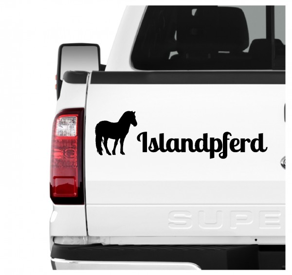 Islandpferd Islandpony Isländer Trekkingpferd Pony Reitpferd Pferdesport Tölt Pass fünf Gänge Aufkleber 3er Set Pferdeaufkleber Pferd reiten Auto Folie by SIVIWONDER