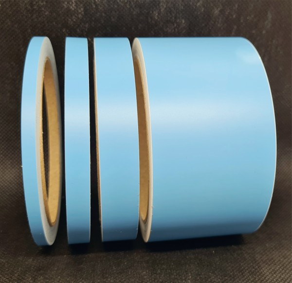 Zierstreifen Matt lichtblau blau hellblau 5mm in in 10 m Länge für Auto Boot Klebeband Dekorstreifen Tuningstreifen Autofolie Siviwonder