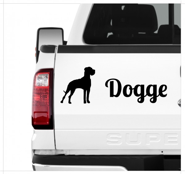 Dogge deutsche Great Dane Grand Danois Dog 3er Set AUTOAUFKLEBER Aufkleber Hunde Hundemotiv by SIVIWONDER